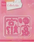 COL1389 Collectables snijmal Pocket card en marks