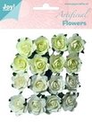6370-0063 Artificial flowers wit-creme