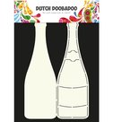 470.713.602 Dutch Doobadoo Card Art Champagne Bottle
