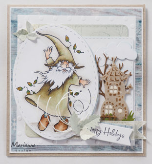 HT1647 Clearstamps Hetty&#039;s Gnomes autumn vb