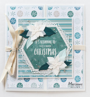 CS1037 Clearstamps Hello winter by Marleen vb