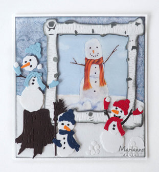 LR0631 Creatables Tiny&#039;s Frosty snowmen