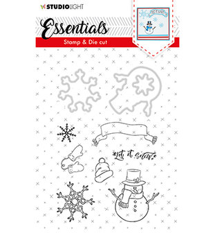 BASICSDC27 - Stamp &amp; Die Cut Essentials Christmas nr.27