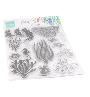 CS1062 Clearstamps Colorfull Silhouette - Coral