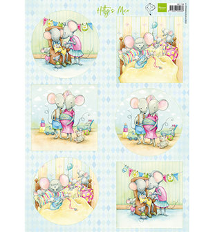 HK1708 Knipvel Hetty&#039;s mice new born