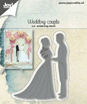 6002-1267 Joy!Crafts snijmal Wedding Couple