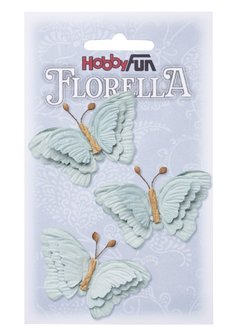 Florella papieren vlinders zachtblauw 3866093