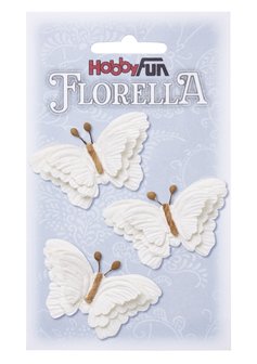 Florella papieren vlinder wit 3866091