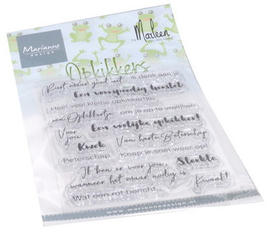 CS1065 Clear stamp Opkikkers by Marleen