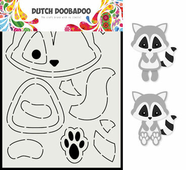 Dutch Doobadoo Card Art A5 Wasbeer 470.713.817
