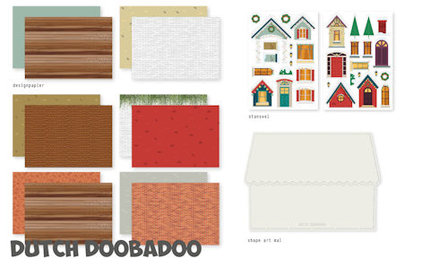 Dutch Doobadoo Crafty Kit Christmas Scene 472.100.006