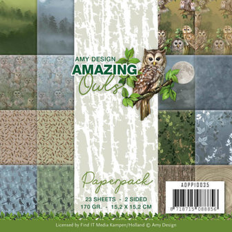 ADPP10035 Paperpack - Amy Design - Amazing Owls