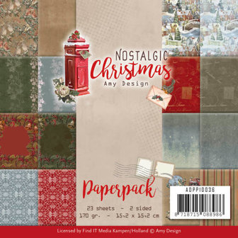 ADPP10036 Paperpack - Amy Design - Nostalgic Christmas