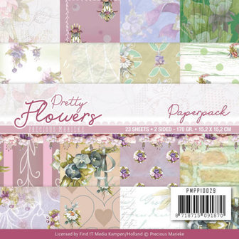 PMPP10029 Paperpack - Precious Marieke - Pretty Flowers