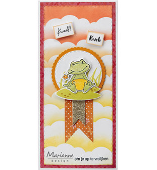 EC0186 Stamps and Dies Eline&#039;s Animals - Frogs vb