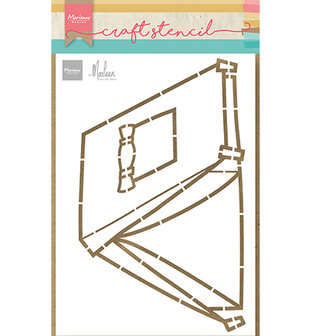 PS8088 Craftstencil Tent by Marleen