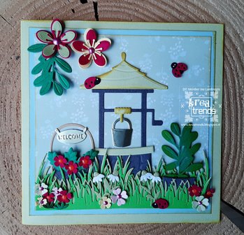 CR1540 Craftables snijmallen Wishing Well by Marleen vb