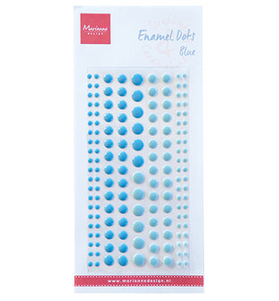 PL4518  Enamel dots - two blue