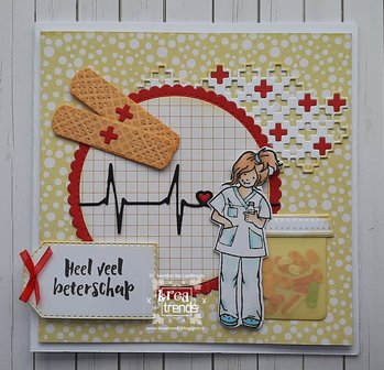 HT1661 Clearstamps and die Hetty&#039;s Nurse