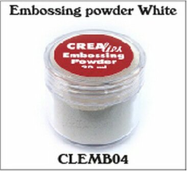 Crealies Embossing poeder Wit CLEMB04 20ml.jpg