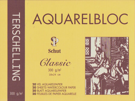 21045 Terschelling Aquarelblok Classic 18x24 cm