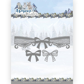 ADD10254 Snijmallen - Amy Design - Awesome Winter - Winter Lace Bow