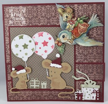 YCD10252 Dies - Yvonne Creations - Have a Mice Christmas - Christmas Mouse Gift