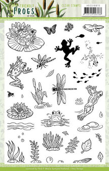 ADCS Clear Stamps - Amy Design - Friendly Frogs