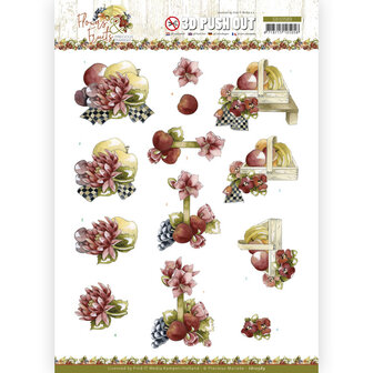 SB10589 Uitdrukvel - Precious Marieke - Flowers and Fruits - Flowers and Apples