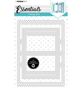 SL-ES-CD125 - SL Cutting Die Storybook folder cardshape Essentials nr.125