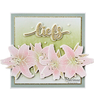 Marianne Design Stamps and Dies TC0890 Tiny&#039;s Flowers - Lily