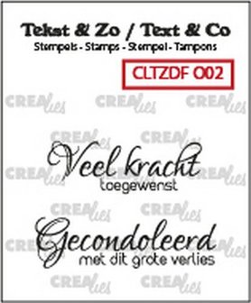 Crealies Clearstamp Tekst &amp; Zo Duo Font Overlijden 02 (NL) CLTZDFO02 34x12mm - 40x11mm.jpg