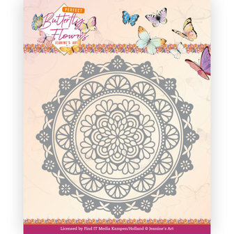 JAD10146 Dies - Jeanine&#039;s Art - Perfect Butterfly Flowers - Mandala Circle.jpg
