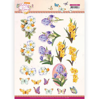 CD11786 3D Cutting Sheet - Jeanine&#039;s Art - Perfect Butterfly Flowers - Gladiolus.jpg
