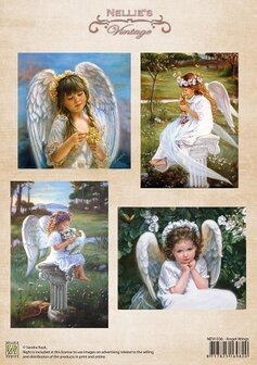 NEVI-036 Vintage knipvel Nellie Snellen Angel Wings