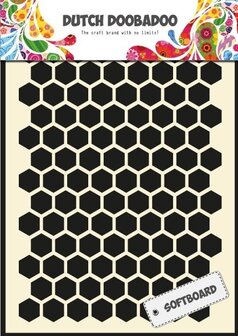 478.007.001 Dutch Doobadoo Soft Board Art Honeycomb