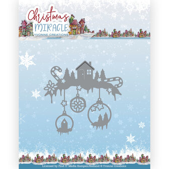 YCD10282 Yvonne Creations - snijmallen - Christmas Miracle - Christmas Scene