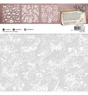 Studio Light - Sheets Acetate  - Butterflies, swirls &amp; flowers Inner Peace nr.02
