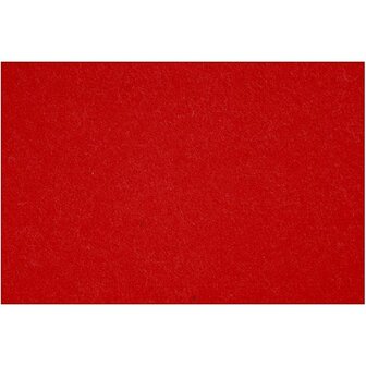 Hobbyvilt 42x60 cm 3 mm dik, rood