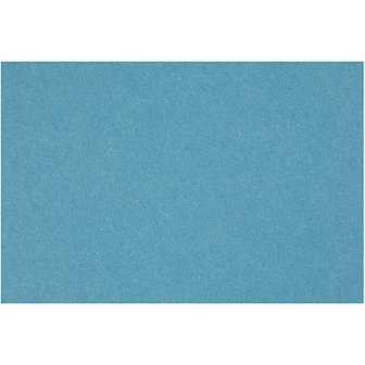 Hobbyvilt 42x60 cm 3 mm dik, turquoise