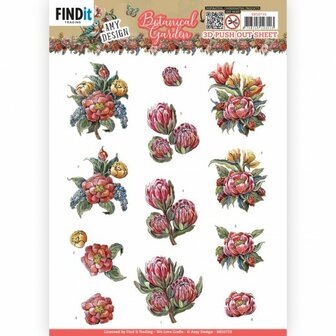 Uitdrukvel - Amy Design - Botanical Garden - Red Protea 