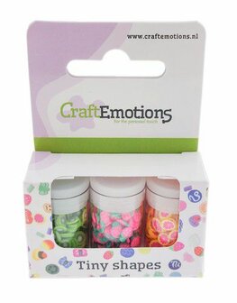 470003/0014 CraftEmotions Tiny Shapes - 3 tubes - fruits