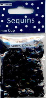 17101-1203 Pailletten - sequins zwart cups 6 mm.jpg