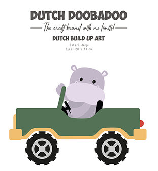 Dutch Doobadoo - Dutch Build Up Art - Safari Jeep