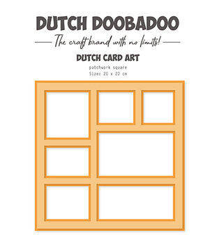 Dutch Doobadoo - Card Art - patchwork square