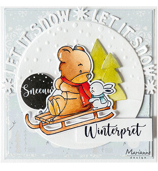 Marianne Design - Clearstamps and Dies - Bear &amp; Rabbit