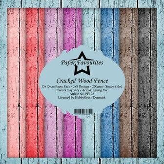 Paper Favourites - Paper Pack 15x15 cm Cracked Wood Fence.jpg