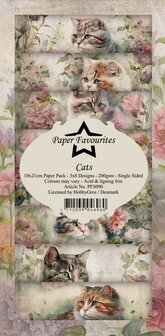 Paper Favourites - Paper Pack - 10x21 cm - Cats.jpg
