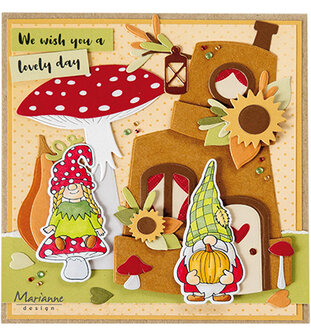 Marianne Design - Clearstamps and Dies - Mrs. Autumn Gnome