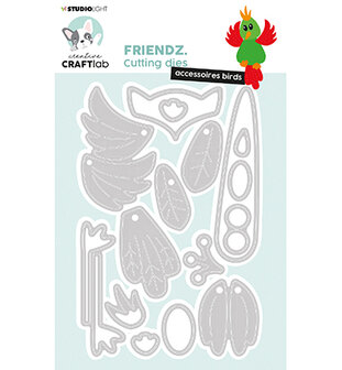 Creative Craftlab - snijmallen - Accessoires birds Friendz nr.701